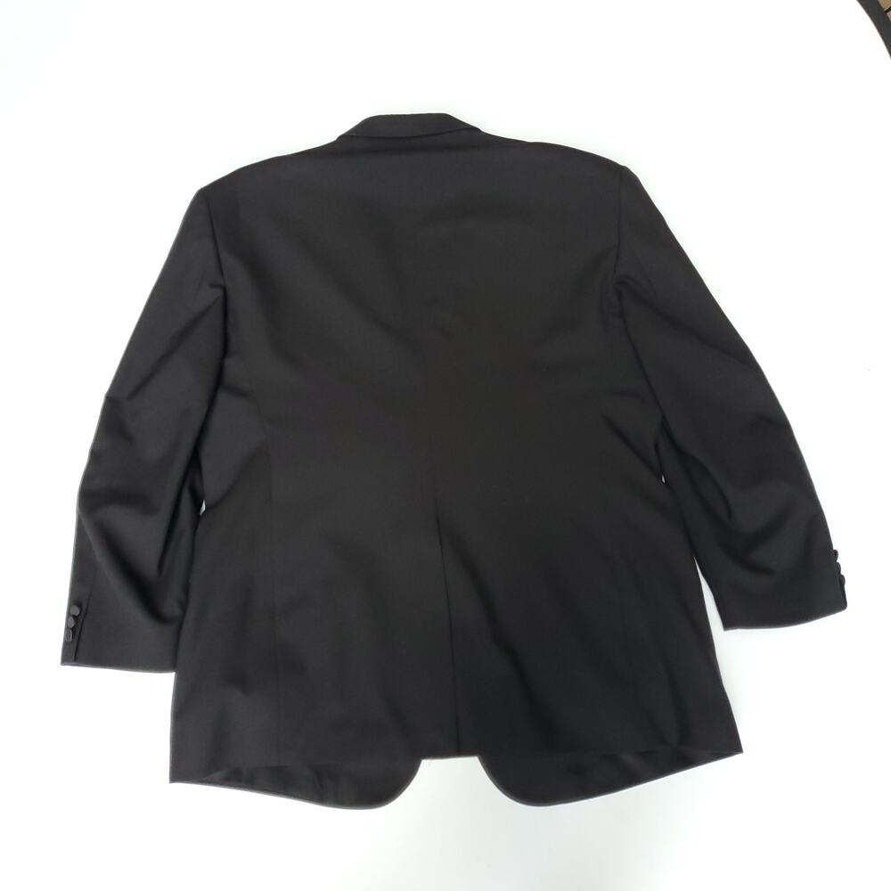 VTG Lord West Black Tuxedo Jacket 51x32 Pants 28.5" w 2" hem Bow Tie 3 Pc 48R - Picture 6 of 16